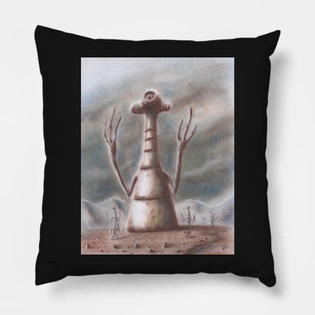 Segmented Giants Pillow by EderArt