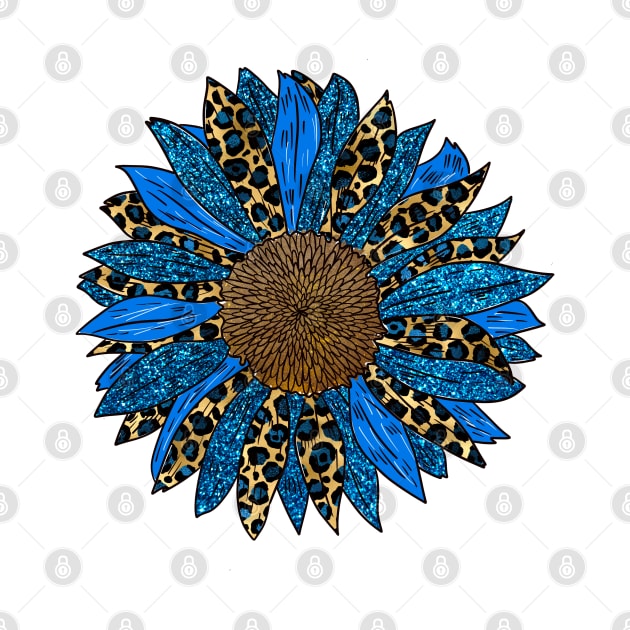 Blue Sunflower. by Satic