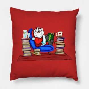 Santa loves to read Pillow