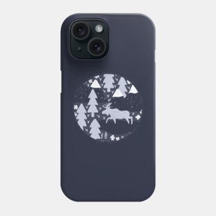 Mountain Moose (Mist & Slate) Phone Case