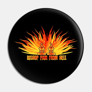 Chess - Bishop pair from Hell Pin