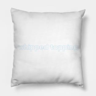 Halloween Costume Shirt WHIPPED TOPPING Pillow