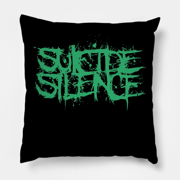 suicide silence Pillow by Benedict Carter 