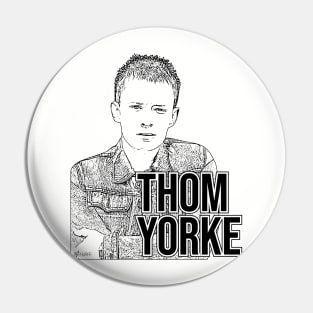 Thom Yorke // Black retro v Pin