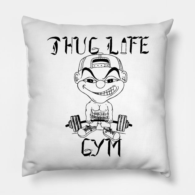 Thug Life Gym Pillow by salesgod