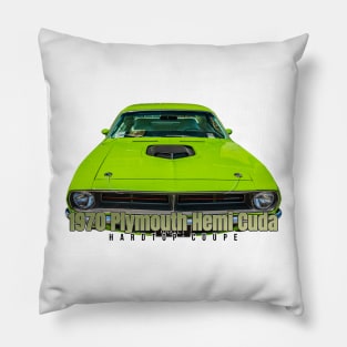 1970 Plymouth Hemi Cuda Hardtop Coupe Pillow