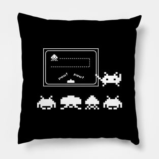 Alien Invaders Academy Pillow