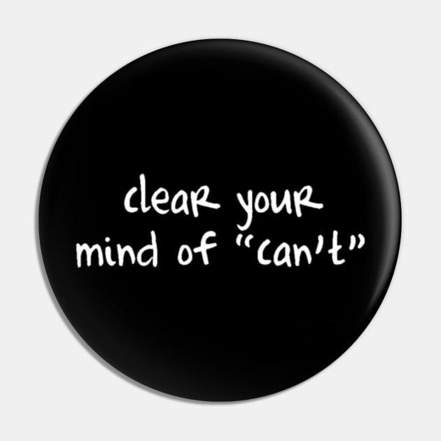 CLEAR YOUR MIND OF CAN'T Pin by tzolotov