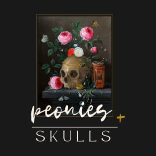 Peonies & Skulls T-Shirt