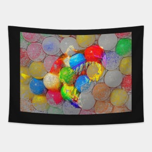 Every kids dream dinosaurs and bubble gum balls Tapestry