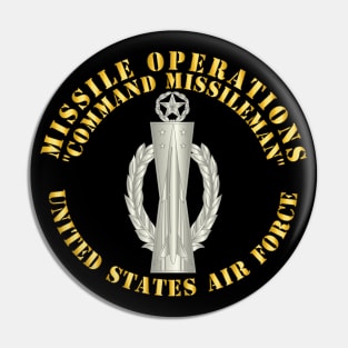 USAF - Missile Operations - Missileman - Comand or Master Pin