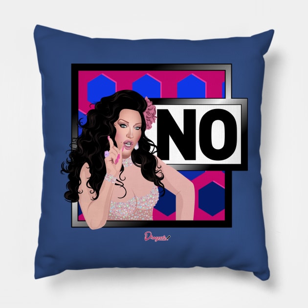 Michelle Visage from Drag Race Pillow by dragover