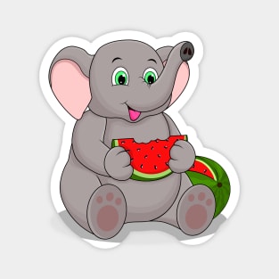 WATERMELON ELEPHANT Magnet