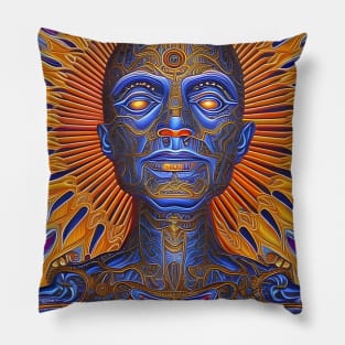 Transcendental Shift (1) - Trippy Psychedelic Art Pillow