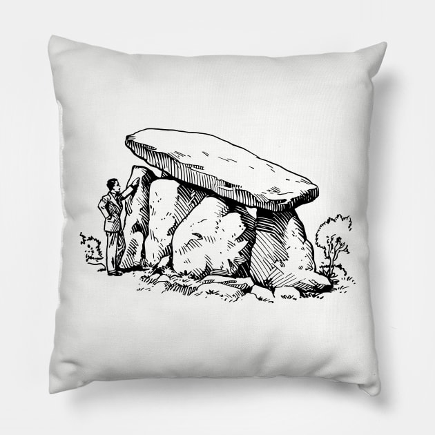 Dolmen Pillow by linesdesigns