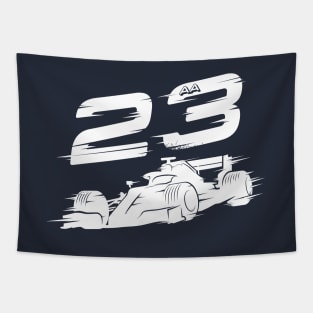 We Race On! 23 [White] Tapestry