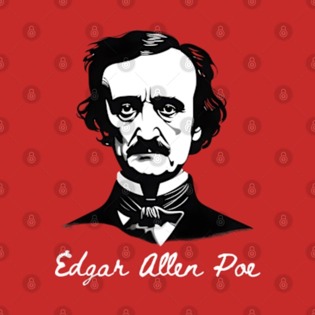 Edgar Allen Poe by Desert Owl Designs