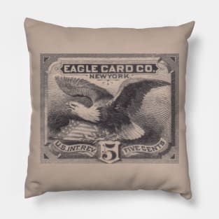 Eagle Card Company Internal Revenue Tax Stamp Pillow