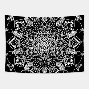 Floral bohemian mandala pattern Tapestry