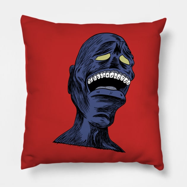 A Sad Thing Pillow by Black Snow Comics