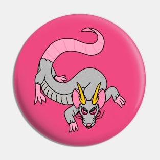 Rat Dragon (Full Color Version) Pin