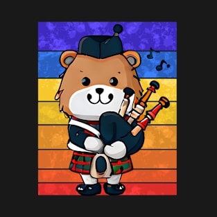 Scottish bagpipe bear T-Shirt