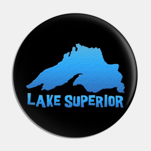 Great Lakes Lake Superior Outline Pin by gorff