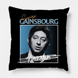 Serge gainsbourg///original retro Pillow