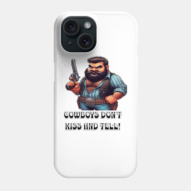 Cowboy cartoon Phone Case by Out of the world