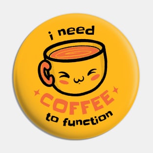 Cute Coffee Pin