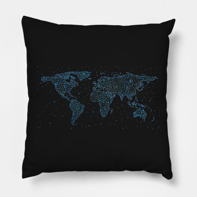 The whole world is mine Pillow by ovidiuboc