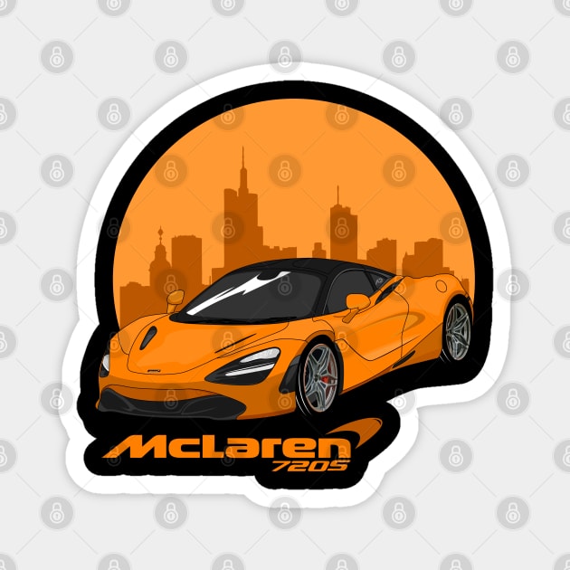 McLaren 720s Orange Magnet by zevalia