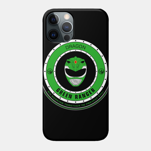 GREEN RANGER CREST - Power Rangers - Phone Case