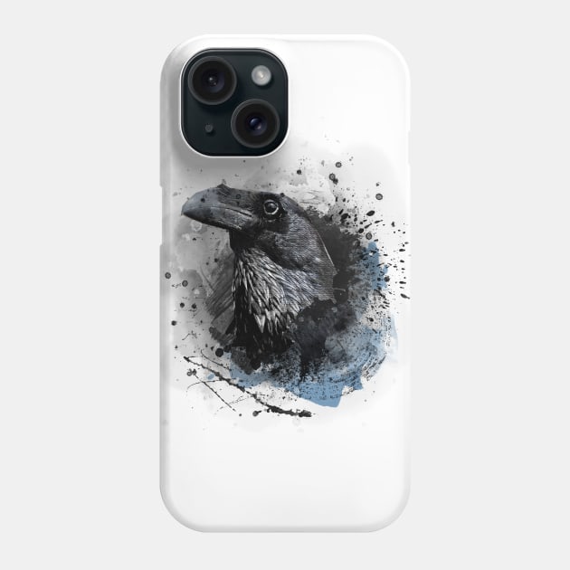 Crow bird art #crow #bird Phone Case by JBJart