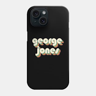 Retro Vintage Rainbow George Letters Distressed Style Phone Case