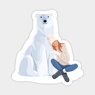 Bear hug Magnet