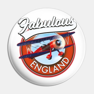 Fabulous England travel patch Pin