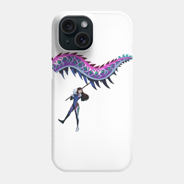 D.va Dragon Dance Phone Case by Genessis