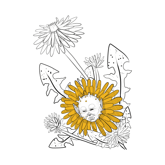 Dan the Dandy Dandelion by georgiagoddard