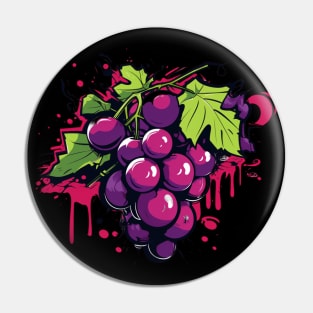 Juicy Fruit Grapes Summer Pin