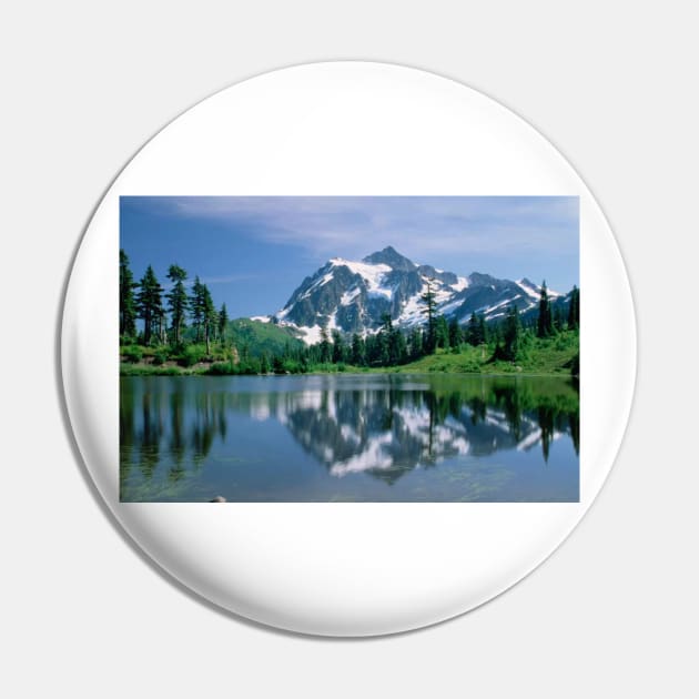 Mt Shuksan Northern Cascade Mountains Pin by RhysDawson