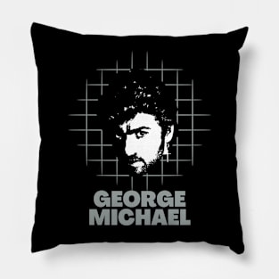 George michael -> 80s retro Pillow