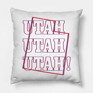 Utah, Utah, Utah! Pillow