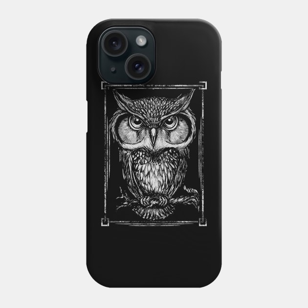 Owl Hoot Wild Exotic Bird Animal Phone Case by FilsonDesigns