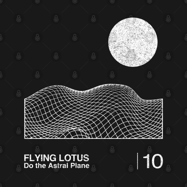 Flying Lotus / Minimalist Graphic Artwork Fan Design by saudade