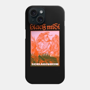 Black Midi Phone Case