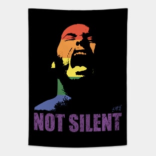 NOT SILENT – PRIDE IN SOLIDARITY by Swoot Tapestry