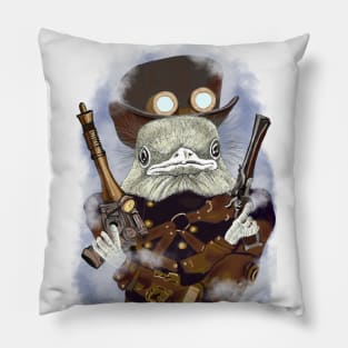 Wild West Bird Ranger with Mushroom Hat Pillow