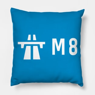 M8 Road Sign Pillow