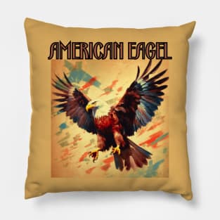 American eagle, freedom, independence day Pillow